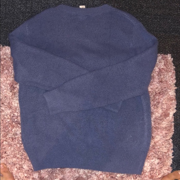 H&M knitted sweater wool Medium Blue - Picture 4 of 4